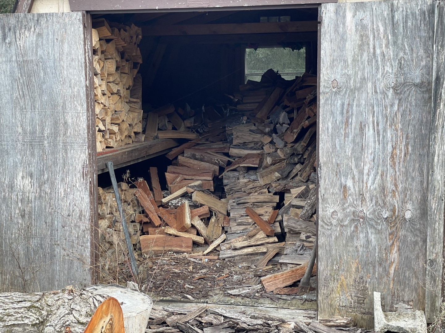 [Hearth.com] Part of massive hickory score from last summer.