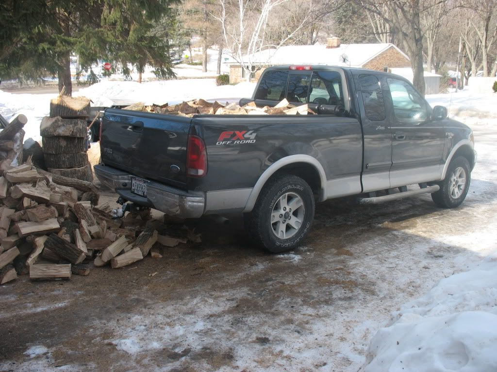 I really need a pickup truck now that I am collecting firewood