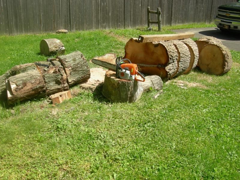 [Hearth.com] Finally cut up the Oak I couldn't give away