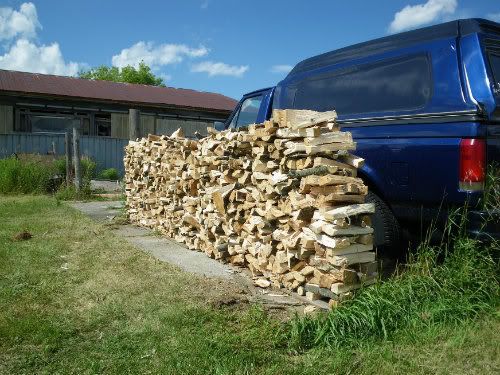 [Hearth.com] Stacking the knarlywood