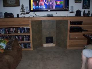 [Hearth.com] Built a New Mantel over pellet stove.