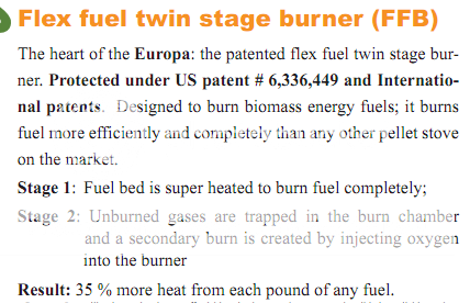 Pellet stoves with gasification?