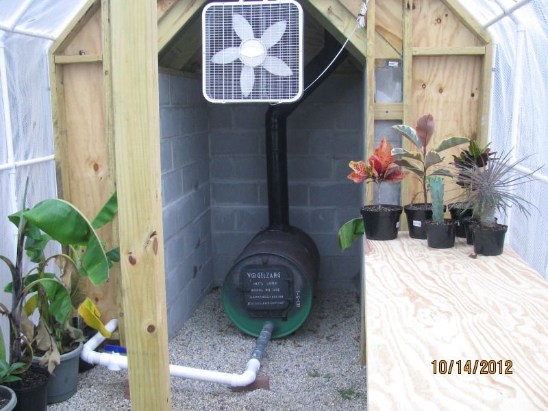 New Barrel Stove in New Greenhouse and Free Wood Scrounge