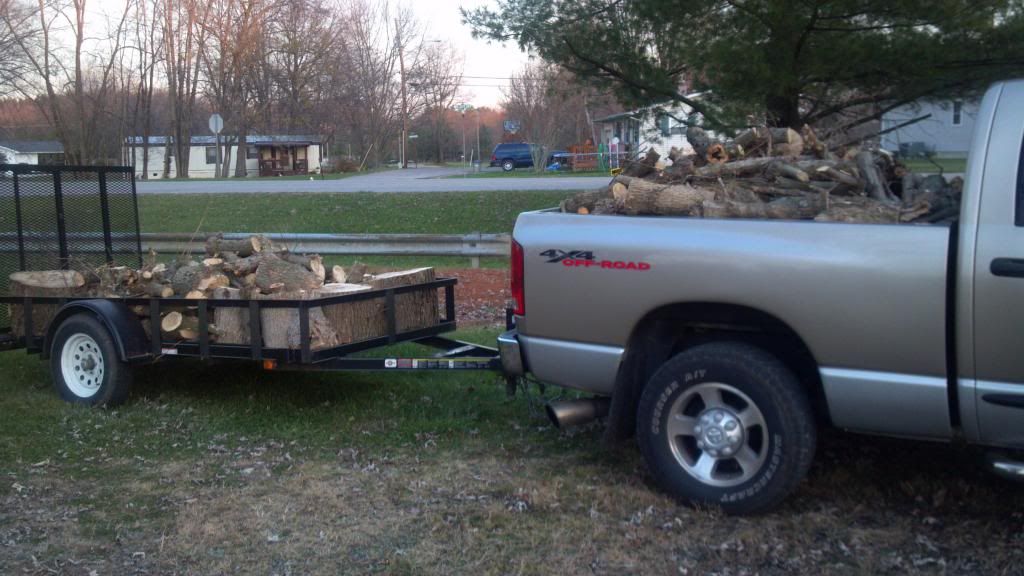 [Hearth.com] Scored a little bit of wood today.....