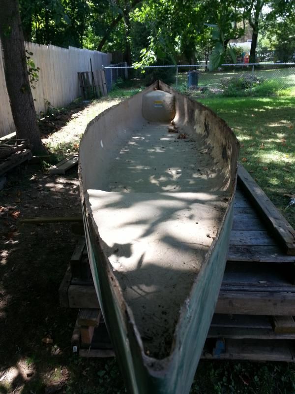 Reviving an old Sears canoe