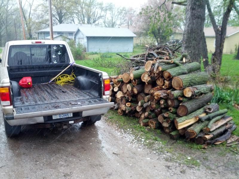 [Hearth.com] Not much but it's a start.... I got wood!