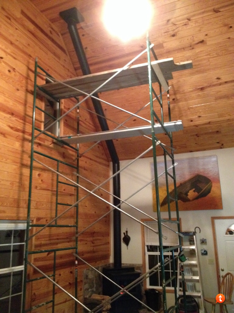 [Hearth.com] Wood Stove install & cathedral Ceiling