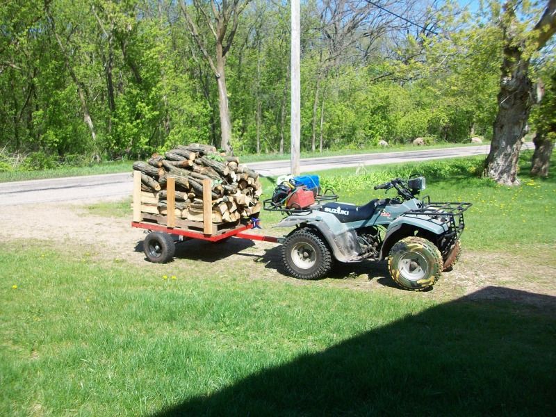 ATV Wood Hauling Trailers