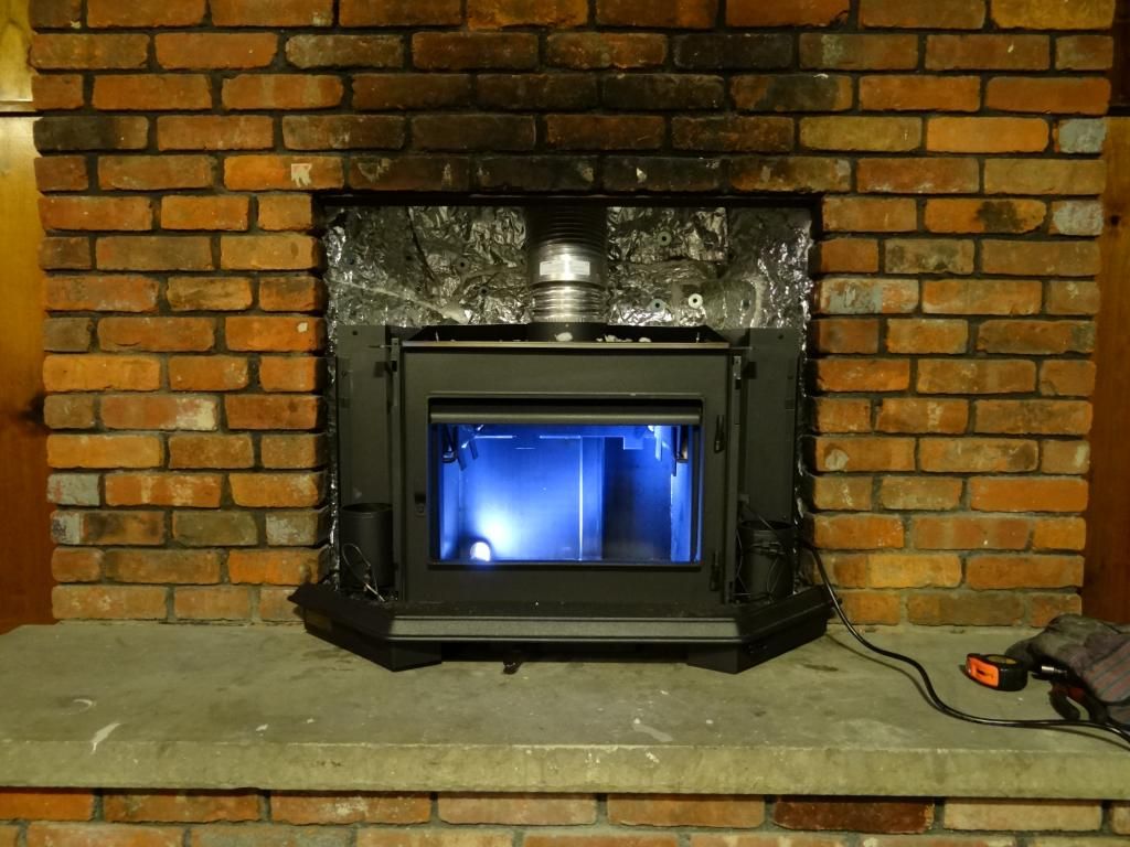 [Hearth.com] Hello all, halfway done with PE insert install w/ pics & Question: Insulating fireplace?