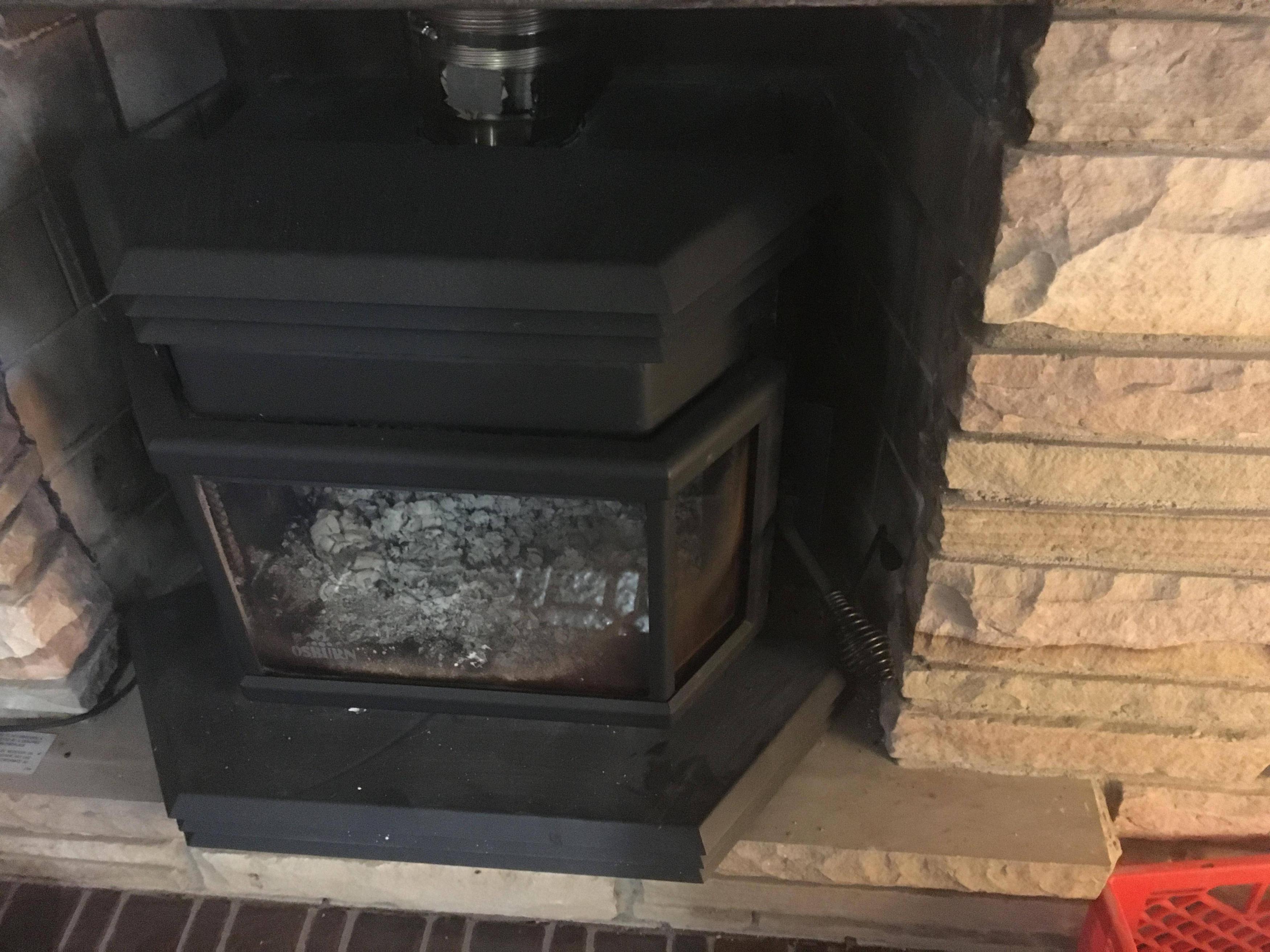 Video Install of my Osburn 1800, Chimney Liner, and Blockoff Plate