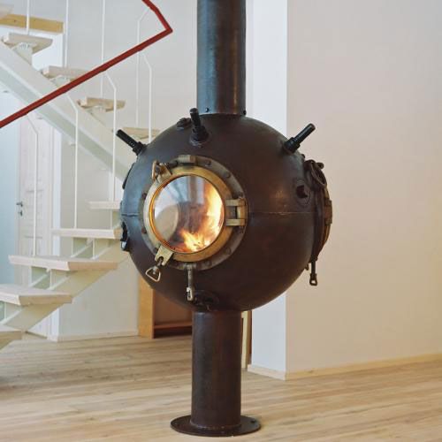 [Hearth.com] Sea mine wood burner