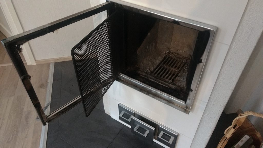 Finnish masonry heater of modern design