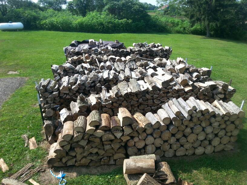 [Hearth.com] Load of Ash and my stacks.