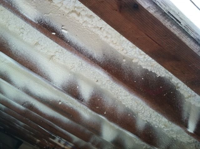 [Hearth.com] Spray foam insulation is going in today!