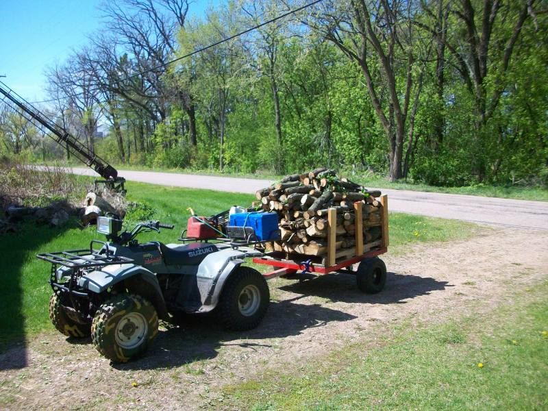 ATV Wood Hauling Trailers