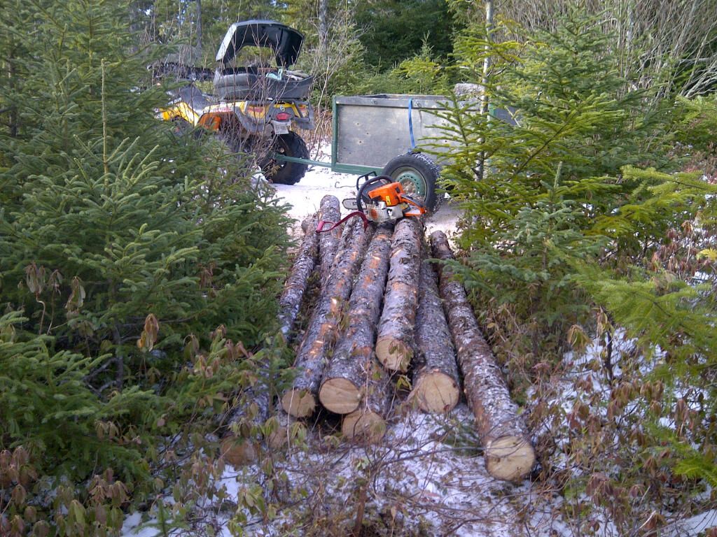 [Hearth.com] Last day gathering with the Quad, snow is on the way.