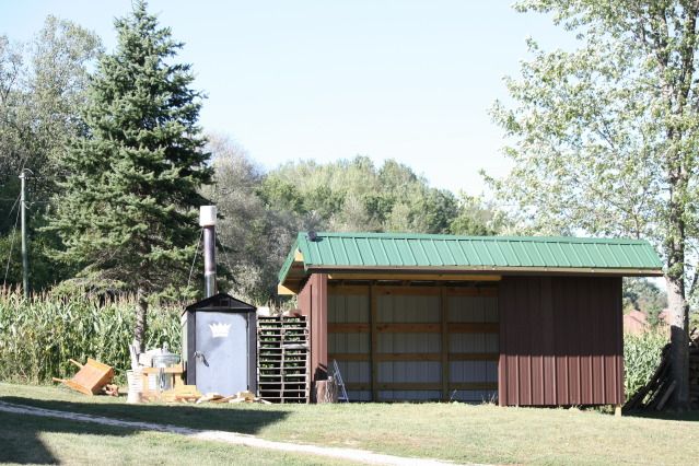 New wood shed build