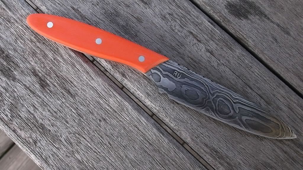 [Hearth.com] Orange handled Bird-n-Trout Hunter