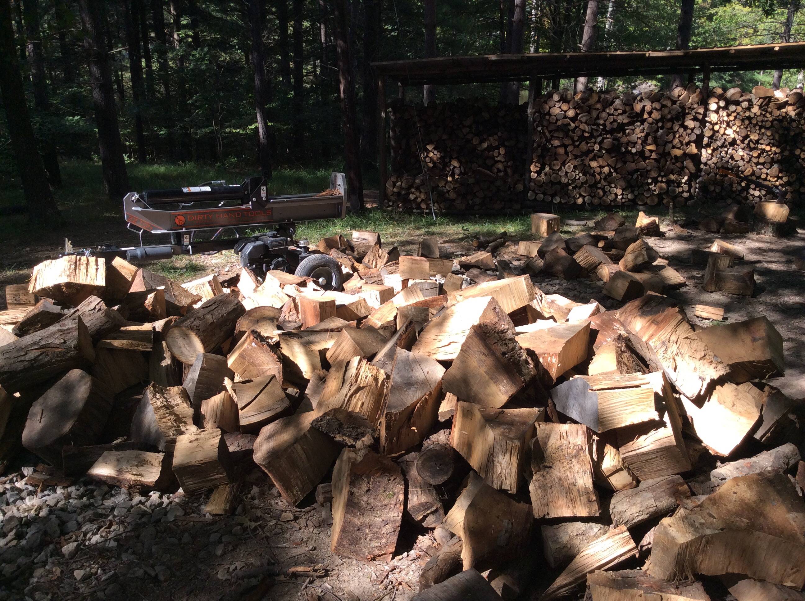 [Hearth.com] How would you stack these wood chunks?