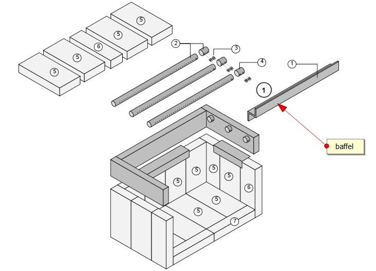 [Hearth.com] Lopi Answer - Baffle Support