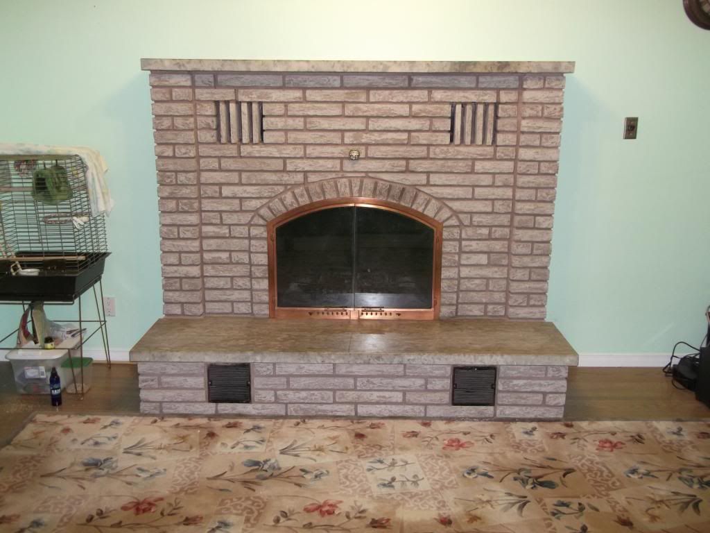 [Hearth.com] Need help - Large cast iron box - behind veneer brick - **pics**
