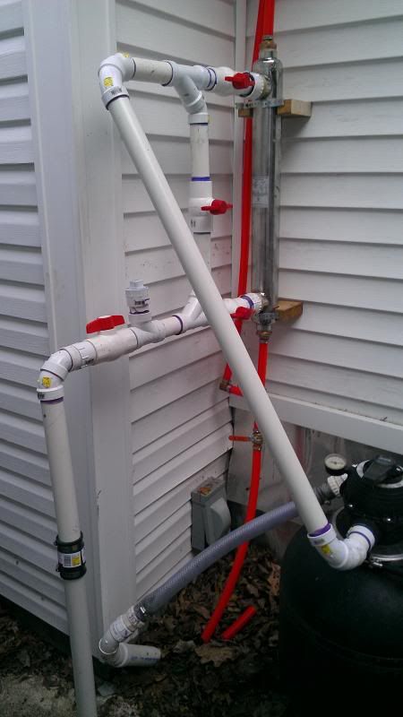 [Hearth.com] Hooked up the pool heater today.