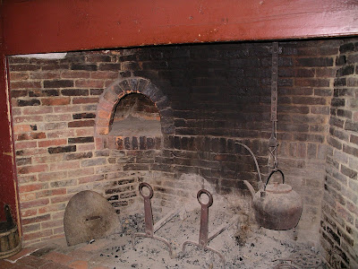 The 30 in the walk-in fireplace