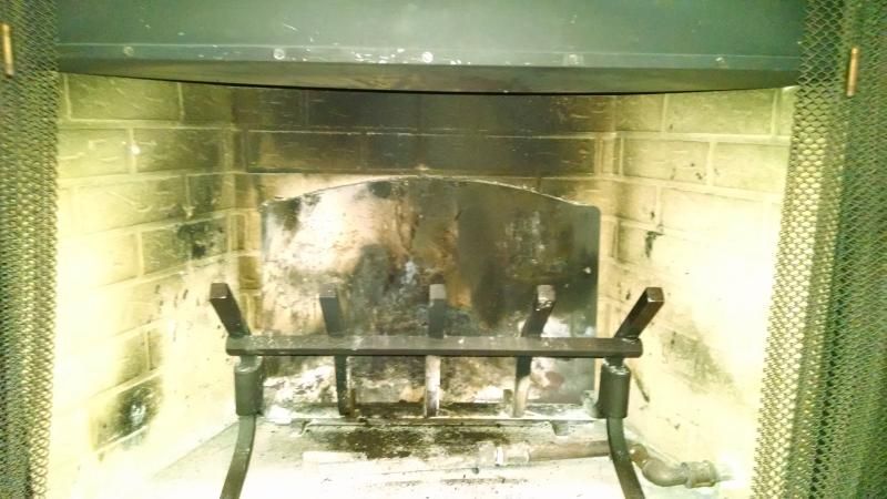 draw/smoking problem with fireplace insert with pictures