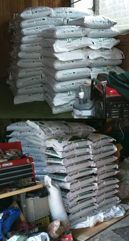 What do you use to pick up your pellet orders of 1 ton +?