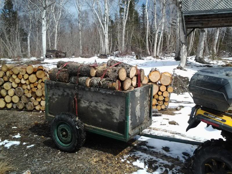 [Hearth.com] Wood cart for use with ATV