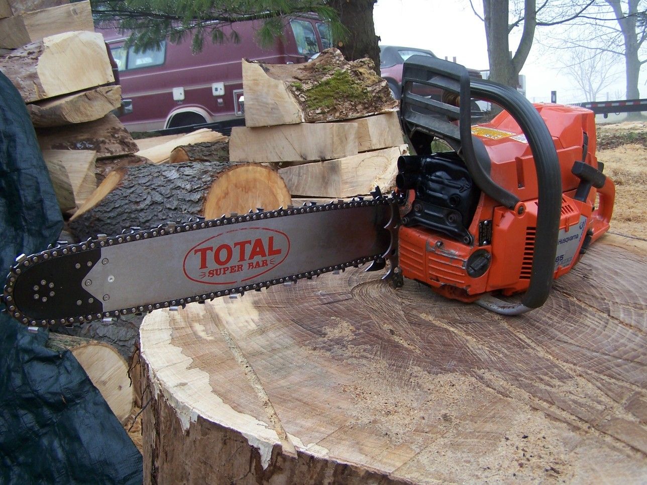 [Hearth.com] couple of my wood/tree pics and vids, 56K beware