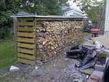 [Hearth.com] Covered Wood Rack