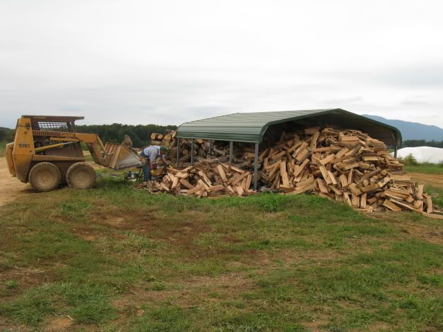 [Hearth.com] Dad's wood pile