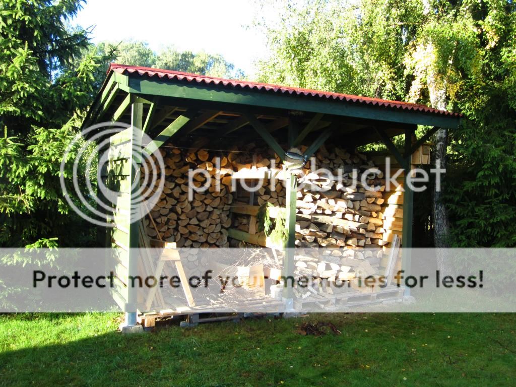 My new wood shed