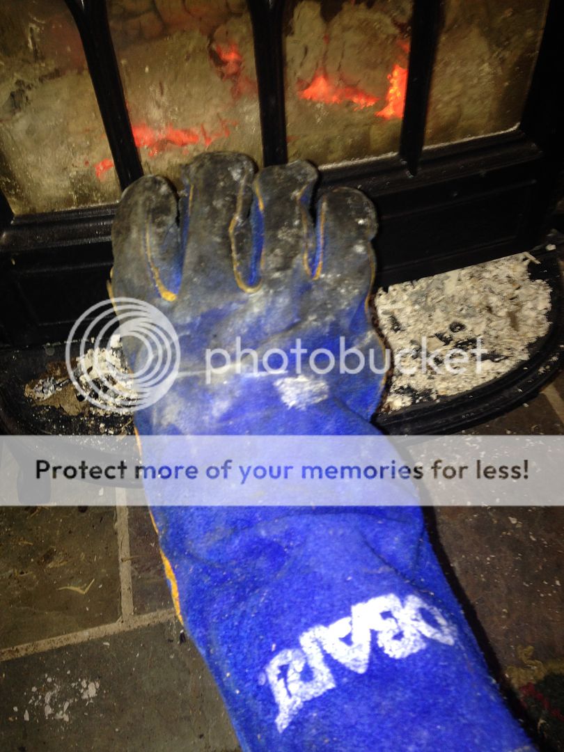 Need fire rated gloves for tending the stove