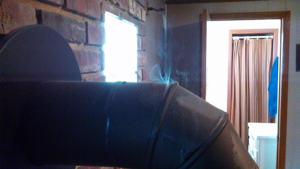 [Hearth.com] Smoke coming from my 90 deg elbow?
