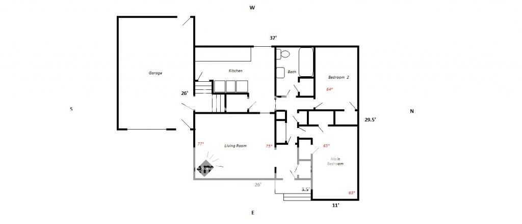 Help moving the heat to the back bedrooms