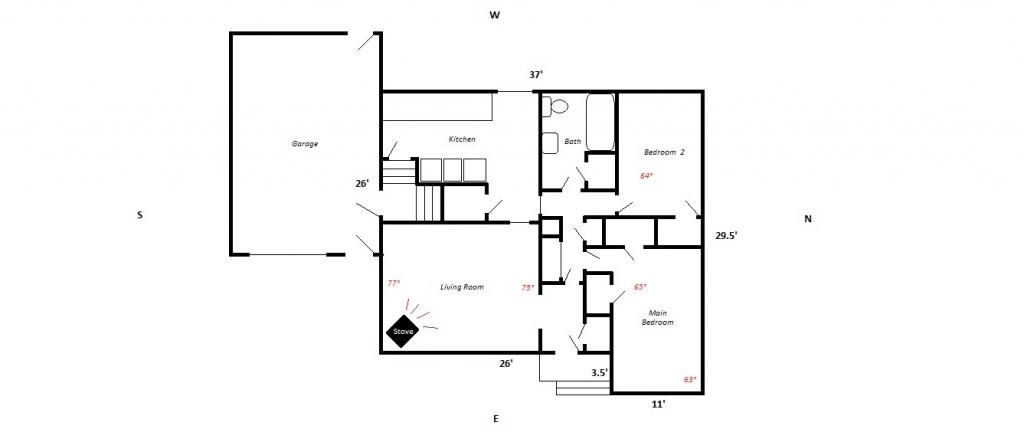 Help moving the heat to the back bedrooms