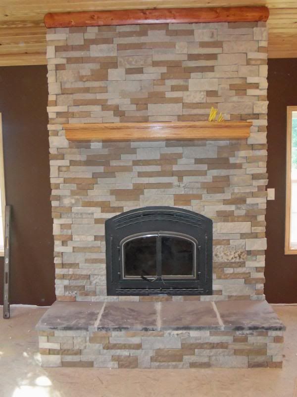 [Hearth.com] Finally got fireplace done (pics)