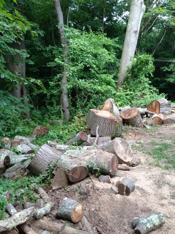[Hearth.com] Slowly getting this oak split and stacked