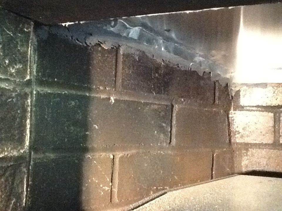 [Hearth.com] What product to use to seal around block off plate? (pics inside!)