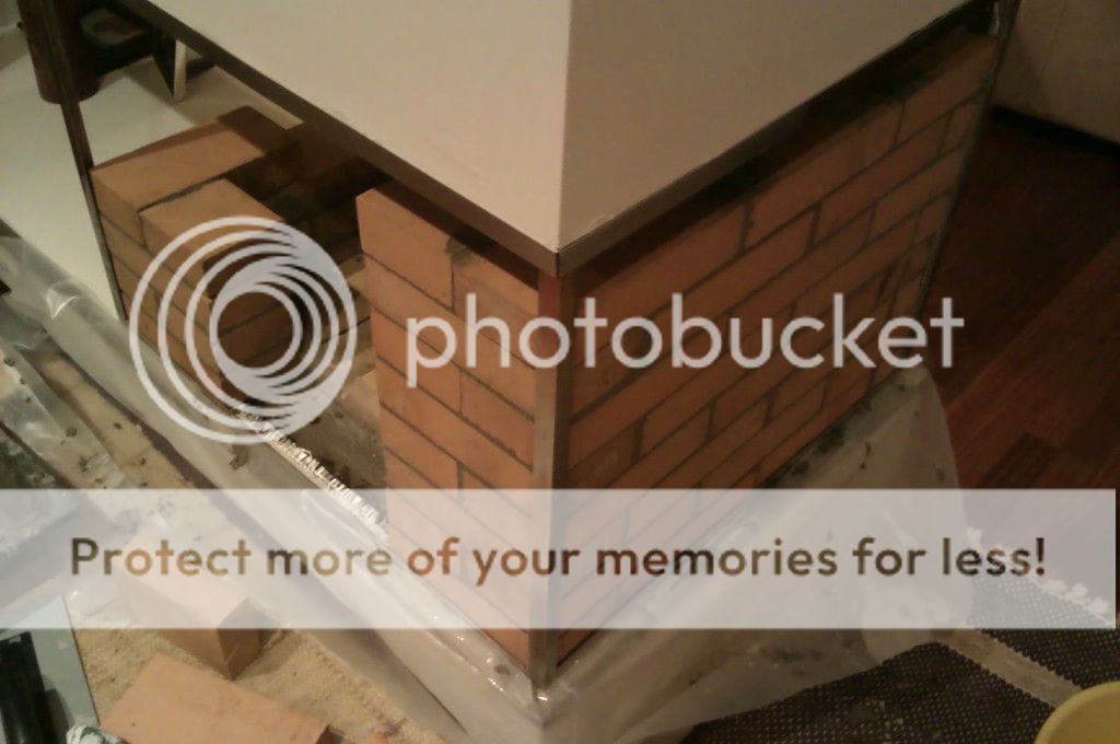 [Hearth.com] All glass "designer" fireplace to masonry hybrid conversion