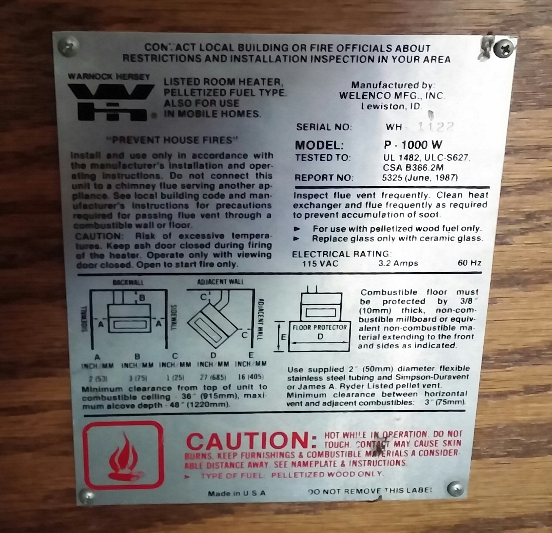 [Hearth.com] Welenco stove, 2" Pellet Stove Vent, but 3" pipe