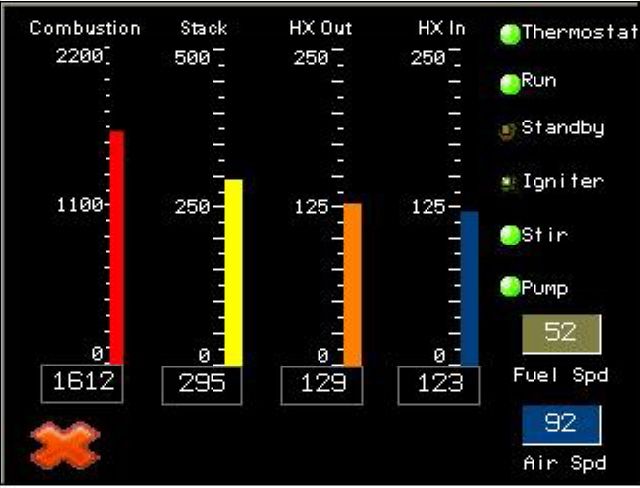 [Hearth.com] Boiler control display photos