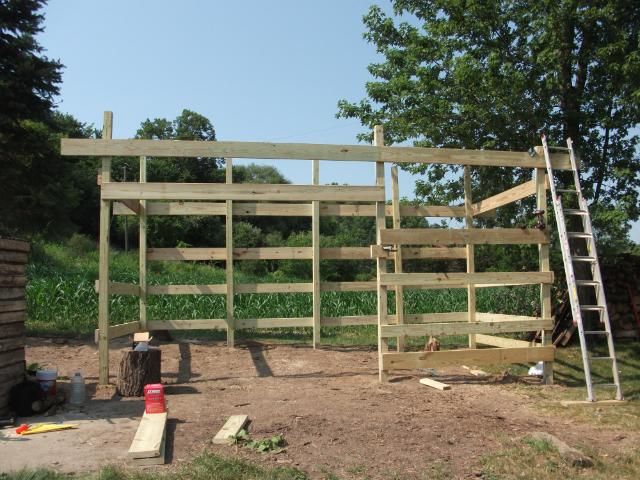 New wood shed build