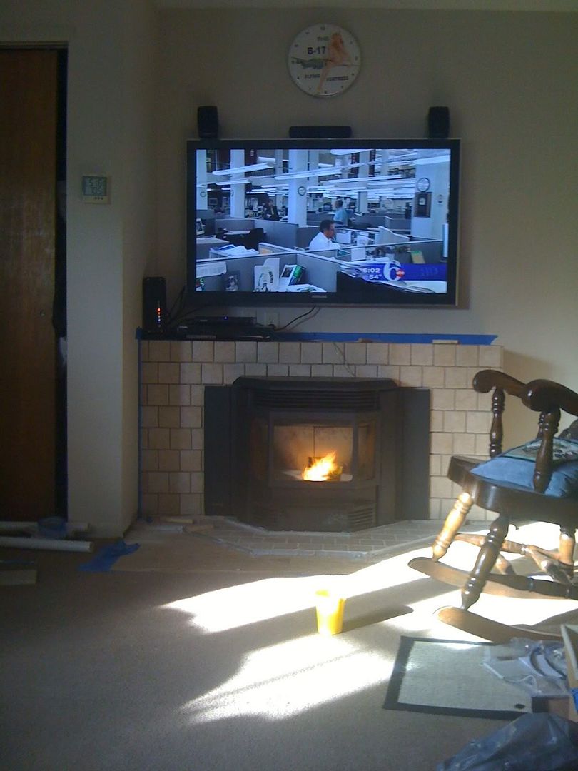 [Hearth.com] Pellet Insert into an Electric Fierplace
