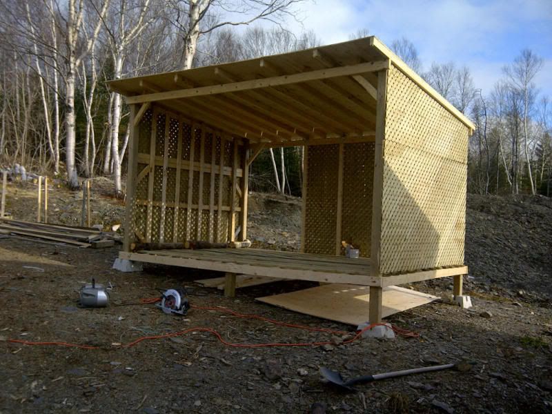 Finally, I have a Wood Shed!