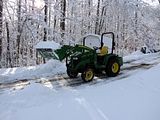 What do you use to haul your wood out of the woods to the wood pile