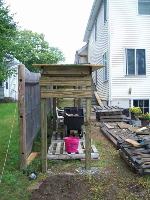 Covered Wood Rack