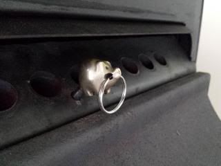 [Hearth.com] Installed new heat exchanger push rod w/ornamental pull knob...